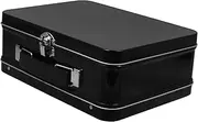 Levemolo Box Decorative Tinplate Keepsake Box with Handle Versatile Sundries Storage for Jewelry and Compact Desktop Organizer
