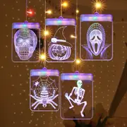 LED Halloween Lamp String Masquerade Decoration Colorful Light Festival Layout Theme Lanterns color