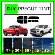 DIY PreCut Premium Ceramic Window Tint Kit Fit ANY Chevy Silverado ANY Windows (for: Chevrolet)