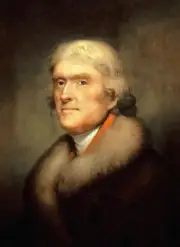 Official Thomas Jefferson Portrait PHOTO, Founding Father Art Print, White House