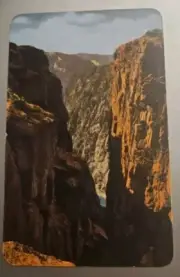 Black Canyon Of The Gunnison Postcard Round Edges
