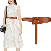 [AWOCAN] Fashion Women Tie a Knot Belt Ladies Waist Dress Belt And Jumpsuit Coat Belt
