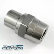 3/4" UNF LEFT HAND THREAD WELD IN BUNG WITH HEX TUBE ADAPTER FOR 1-1/2" OD TUBE