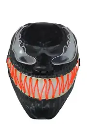 Purge LED Mask Halloween Scary Party Costume Cosplay Glow Light-up Spooky Eerie