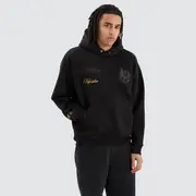 [Nena and Pasadena AFL] Collingwood Magpies AFL Box Fit Hoodie Jet Black