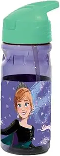 GIOVAS Frozen II Characters Pop Up Water Bottle Drink Bottle Flask School Lunch Kids Childrens 550ml