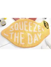 Fruit Puns Bath Mat - Lemon