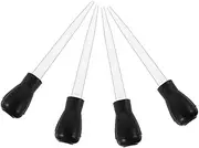 Zerodeko 4 Pack Grill Greaser Glass Baster Silicone Basting Bulb Brush Large Turkey Baster Kit Compact Basting Tool Set for Home Outdoor BBQ