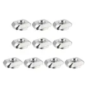 50 Pack 2020 Series Sliding T Slot Nut M3 Half Round Roll in Tee T-Nuts