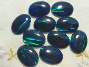 Synthetic Loose Triplet Opal Stones Parcel lot 18x13mm Oval 10 pieces Item 60410