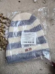 Unisex Striped Toboggan