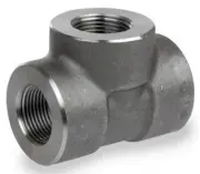 2-1/2" NPT Forged Carbon Steel Tee 3000 Pipe Thread 3M T Fitting