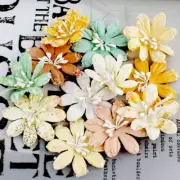 Prima, Songbird Collection, Flower Embellishments, Lucerne, Shimmer Flowers