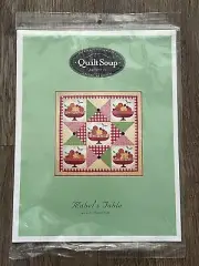 "Mabels Table" Quilt Soup Pattern Co Applique Quilt Pattern 54.5" x 54.5" NIP