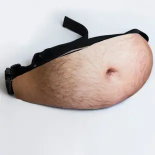 戶外運動腰包 Dadbagw 創意 大肚腩腰包 假肚子肚皮腰包 啤酒肚腰包 零錢包 手機包 鑰匙包 挎包