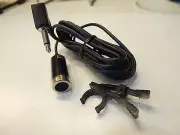 3.5mm MINI MONO MICROPHONE CLIP ON CLIP INCLUDED 118" CORD ALMOST 10 FEET