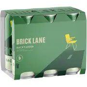 Brick Lane Backyarder Crisp Lager Can 355mL