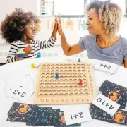 Additions Multiplication Board Game Wooden Board Educational Toys Mathematics