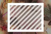 Peppermint Stripes Pattern Reusable Stencil (Many Sizes)