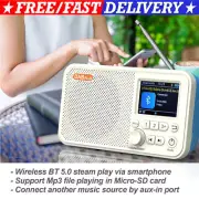 DAB / DAB+ Digital Radio Portable with FM Rechargeable Battery Bluetooth Speaker