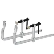Light-Duty Drop Forged Steel Bar Clamps F Clamps 160x60mm/300x60mm for Welding Woodworking Metalworking DIY Crafts