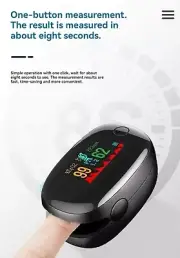Finger Clip Heart Rate Meter Measure Fingertip Oximetry PI Value Monitor Pulse B