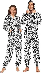 [Joisal] Cartoon Farm Animals Men's Novelty One-piece Pajamas Warm Sleeper Costumes for Adults for Winter, Autumn Small