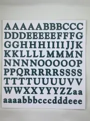 Creative Memories Classic Large 1” ABC 123 Alphabet Number Stickers YOU PICK