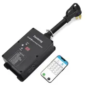 Bluetooth 50 Amp RV Surge Protector with Auto Shutoff & Replaceable Surge Pro...
