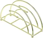 STOBOK Hollow-Out Napkin Holder Metal Tissue Holder Storage Box Napkin Rack Perfect for Thanksgiving Christmas Kitchen Rack