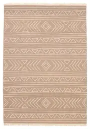Vintage Hand Woven Kilim Rug 5'2" x 7'9" Traditional Wool Carpet