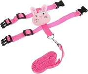 LIGHTAOTAO 1Set Comfortable Adjustable Ferret Harness and Leash for Animals Breathable and Wear Resistant Design for Walking Rabbits and Ferrets