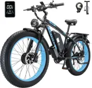 KETELES K800 26" Fat Tire Electric Bicycle 2000W Dual Motor 23AH E-BIKE E-MTB