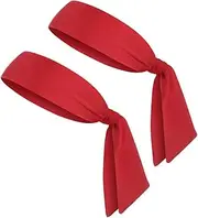 [CTIRCHIU] 2pcs Sport Headband Soft and Stretchy Yoga Basketball and More Unisex Head Tie for All Head Sizes Unisex Head Tie Sports Enthusiasts