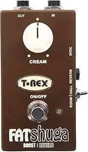 T-Rex Engineering FAT-SHUGA Reverb Guitar Effects Pedal with Overdrive/Boost Functionality (10178)