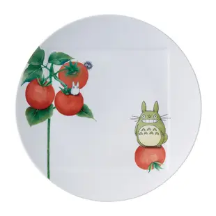 吉卜力 Noritake 精緻瓷盤 27cm 蔬果彩繪 番茄 宮崎駿 龍貓 TOTORO 陶瓷盤 盤子 水果盤 斯里蘭卡