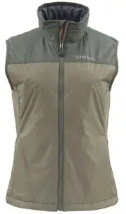 Simms Fishing Women’s Midstream Insulated Vest Loden Primaloft GOLD NEW
