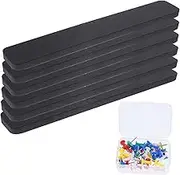 1Set Self Adhesive Felt Bulletin Board Strips Memo Board for Wall Organization Removable Display Strips for Photos Schedules and Notes Easy Installation