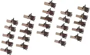 NOLITOY 25pcs mini Clothes for Photo clothespins Photo Paper peg pin Wooden Christmas Clips Wooden Photos clothespins Picture Clips Santa pin Rustic Photo pins Clip Hook Small Bamboo