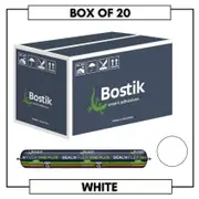 BOSTIK 30619348 Polyurethane Sealant 600ml Seal N Flex One Plus, WHITE (Box of 20)