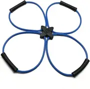 Pilates Reformer Resistance Band Kit Home Fitness Equipment for Total Body Workout - Helps Target Muscles, Tone,Blue