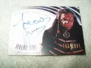 Farscape Autograph Card Jeremy Sims as Rorf