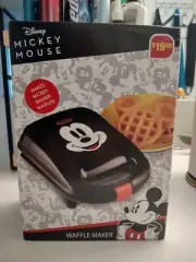 Mickey Mouse Mini Waffle Maker Non Stick Electric Disney