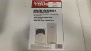 HYPERTOUGH DIGITAL DEADBOLT WITH ELECTRONIC KEYPAD - SATIN NICKEL #44343 (H)