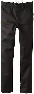RVCA Big Boys' Weekday Pant, Black, 22
