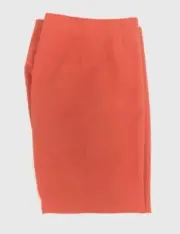 $350 Neiman Marcus Women's Red Flat Front Stretch Cropped Dress Pants Size 10