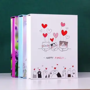 盒裝相冊 5678寸混裝160張插頁式高檔家庭紀念冊照片情侶影集寶寶