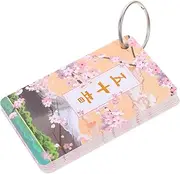 HONMEET Japanese Language Learning Cards 50 Sounds Katakana Flash Cards Set for Beginner