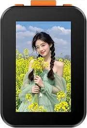 Generic Vlog Selfie Screen Formonitor with Wireless Screen Sharing with Sound and Screen Sharing ABS Black