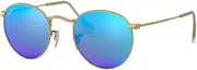 [Ray-Ban] RB3447 Round Metal Mirror Unisex Sunglasses